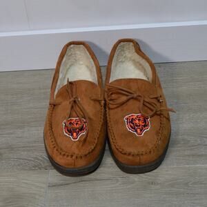 FOCO Chicago Bears Embroidered Moccasin Slipper Size Med US 9-10
